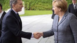 Macri mantuvo un encuentro con Ángela Merkel.
