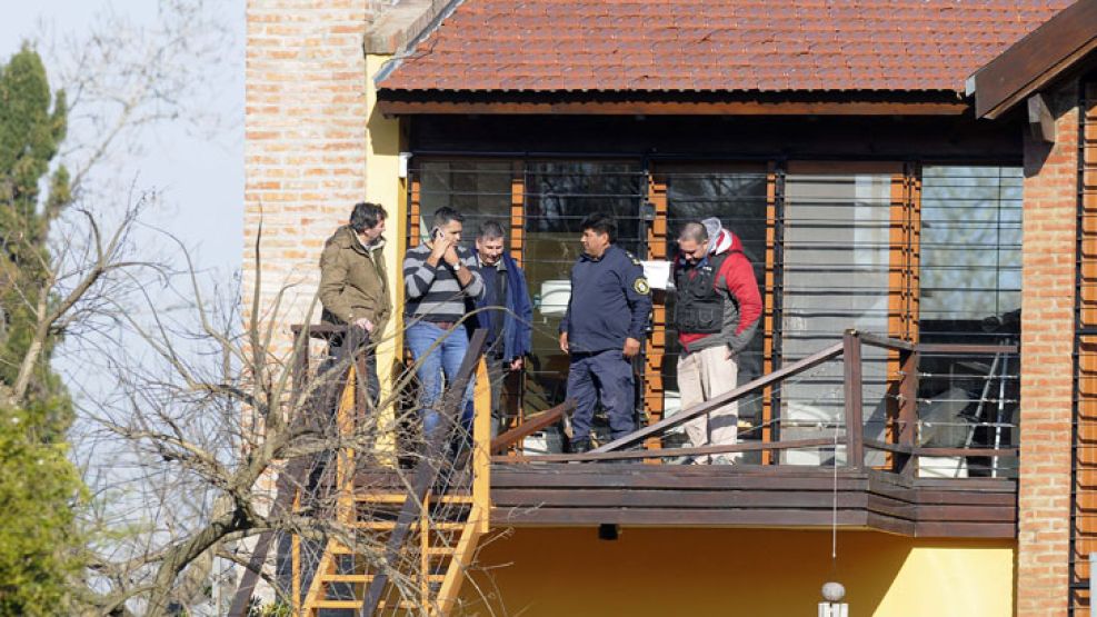 Archivo. Allanamiento diás atrás en la casa de López.