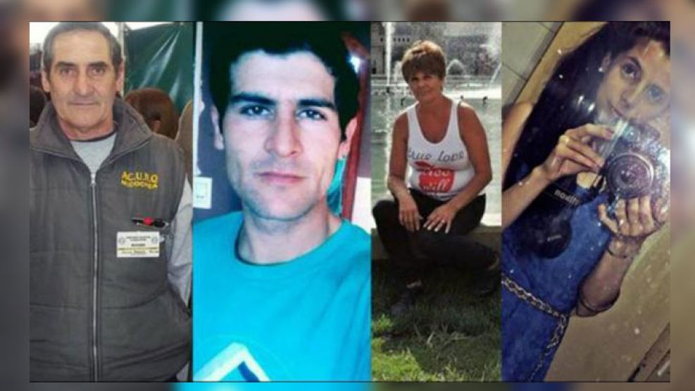 Mataron a balazos a Marta Esther Curuchet (52), a sus hijos Rosa (22), Etelvina (19) y Roberto (24), y a un vecino.