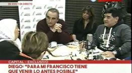 Maradona habló durante dos horas junto a Hebe de Bonafini en el programa de Moreno.
