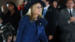 Alicia Kirchner en el tedeum en la Basílica de Luján para el Bicentenario de la Revolución de Mayo en 2010.