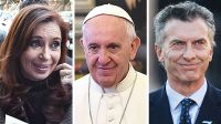 Los presidentes y el Papa, principales actores.