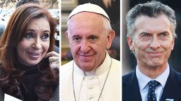 Los presidentes y el Papa, principales actores.