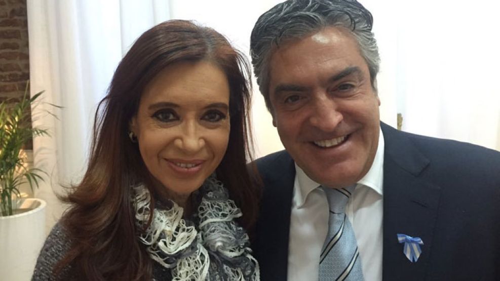 Dalbón, junto a su flamante clienta, Cristina Kirchner.