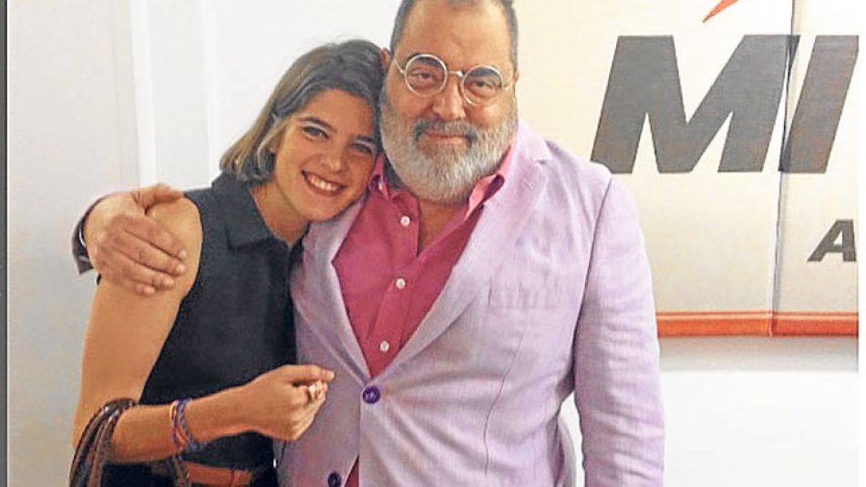 Encuentro. En diciembre de 2015 ella lo entrevistó para ABC.