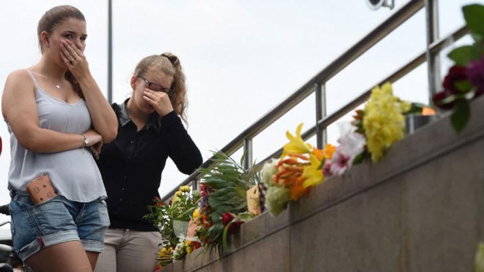 Dolor entre los familiares de las víctimas de Munich.