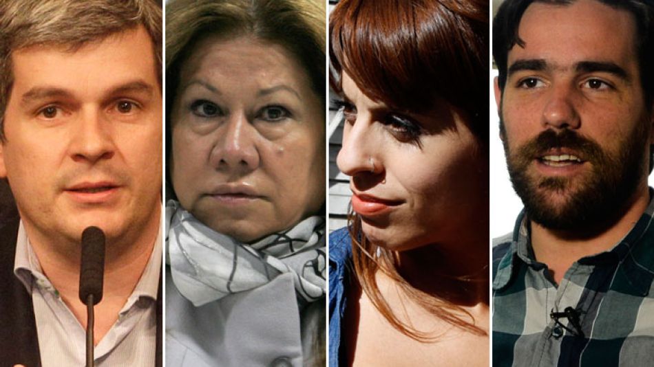 Marcos Peña, Graciela Camaño, Victoria Donda y Nicolás del Caño