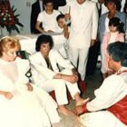 El casamiento umbanda de Cacho Castaña y Selva Mayo.