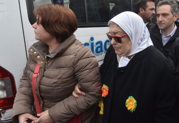 Hebe de Bonafini en Plaza de Mayo