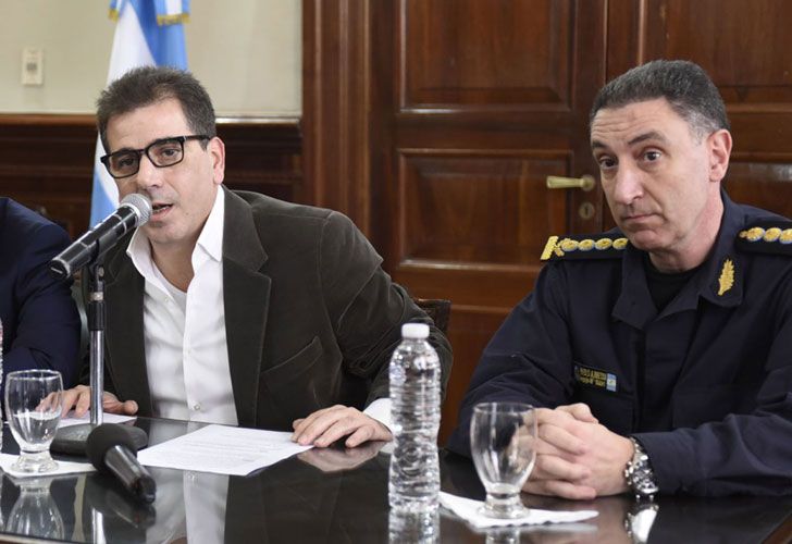 SOSTéN. El ministro de Seguridad, Cristian Ritondo, sigue respaldando a Bressi como jefe de la Policía Bonaerense.