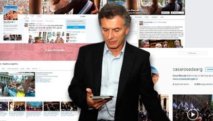 Atento. El presidente despliega sus mensajes en varias plataformas donde se muestra muy activo.