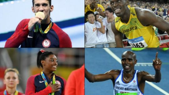 Los deportistas más destacados de los Juegos de Río.