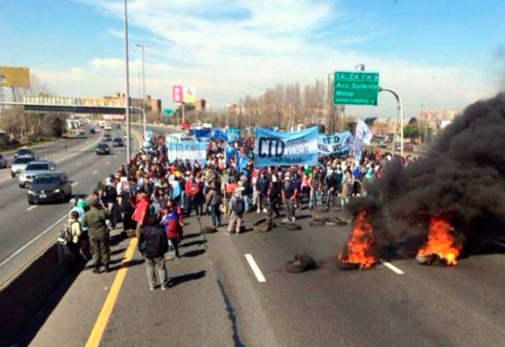 Corte en la autopista