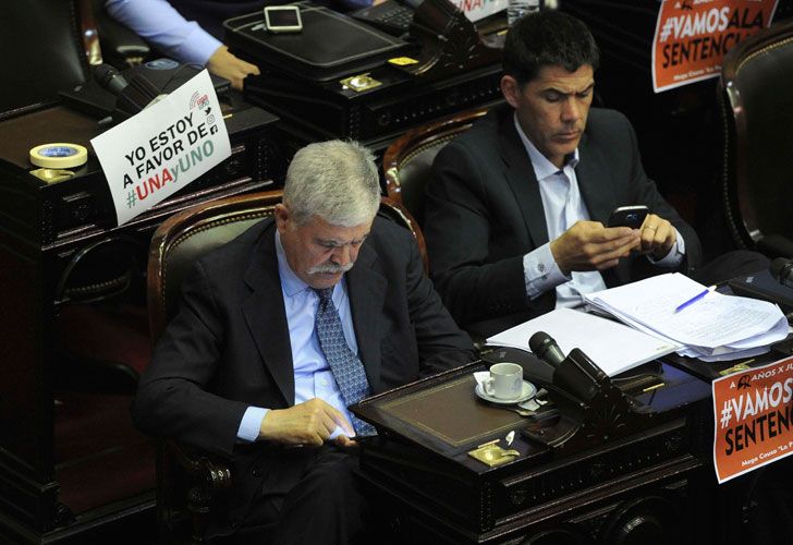 Marcos Peña expone en Diputados el segundo informe de gestión de gobierno.