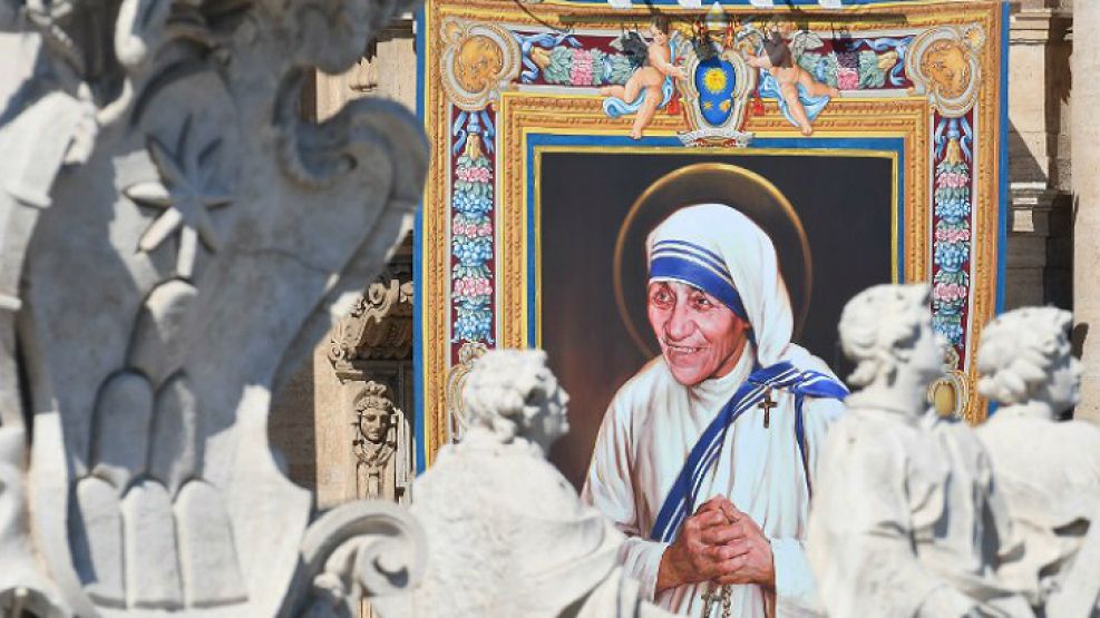 El papa Francisco canonizó a la Madre Teresa de Calcuta.