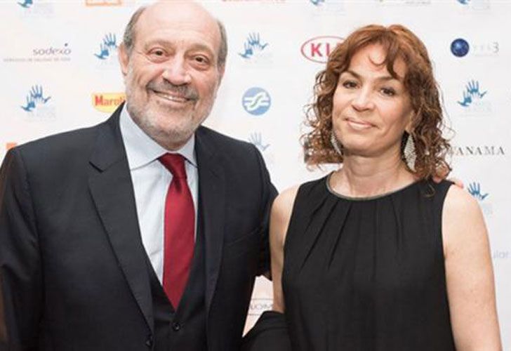 El periodista Alfredo Leuco y su pareja Cecilia Brook.
