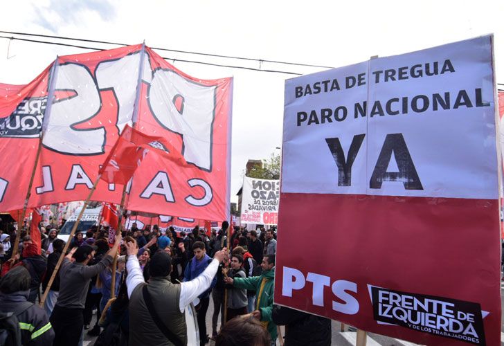 Protestas en la Usina de arte