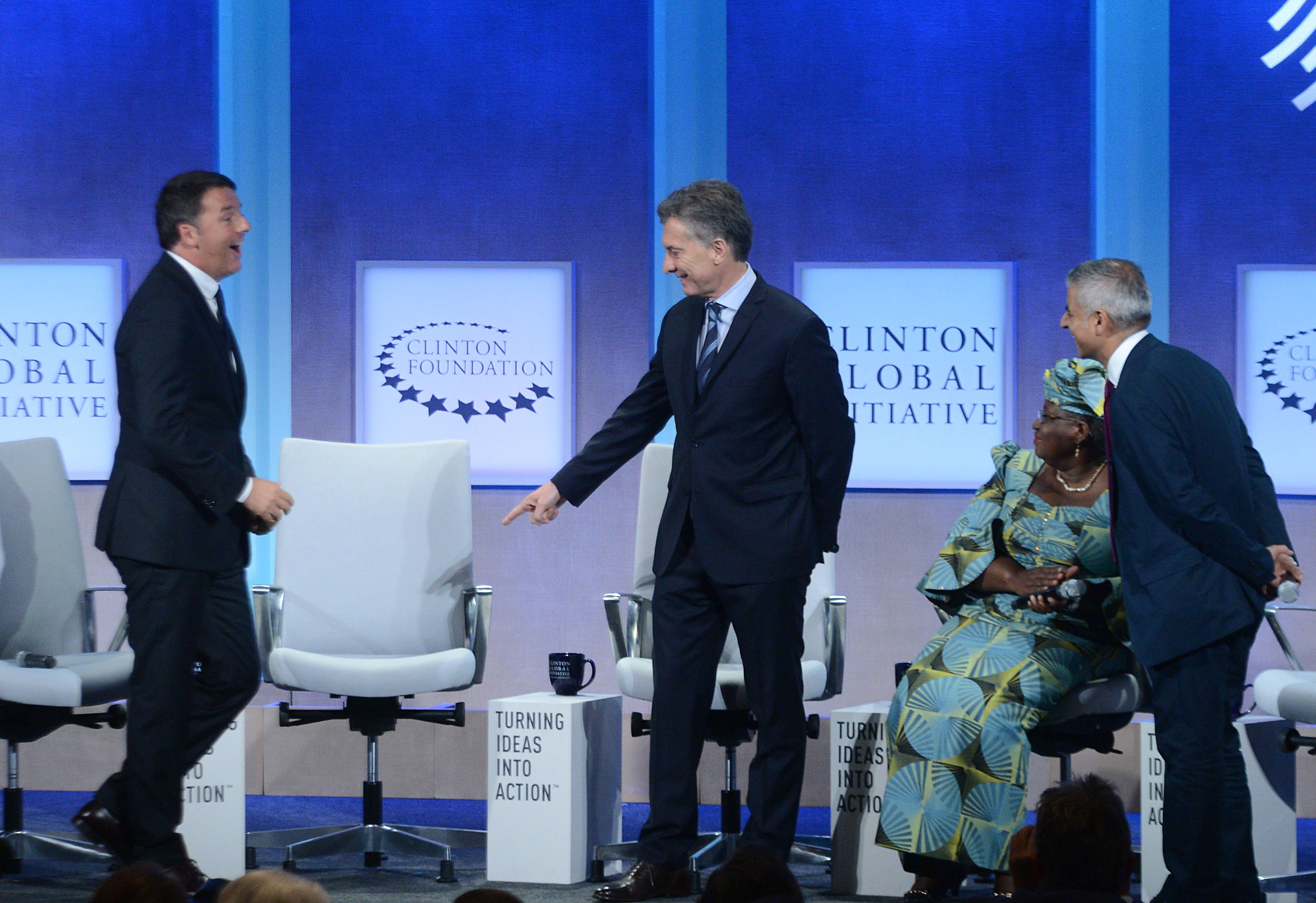 Macri en el Clinton Global Initiative