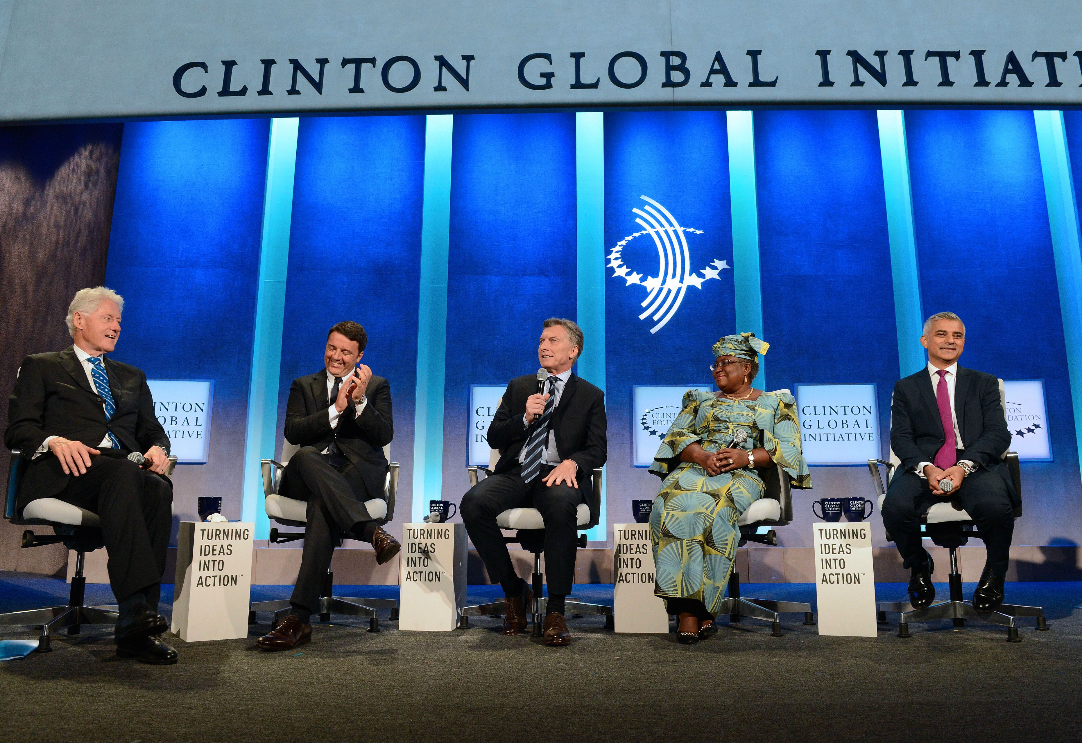 Macri en el Clinton Global Initiative