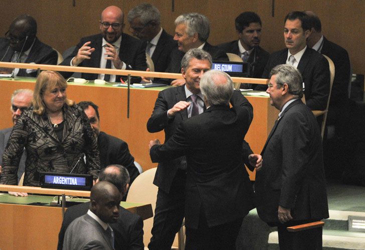 El presidente Mauricio Macri ante la ONU.