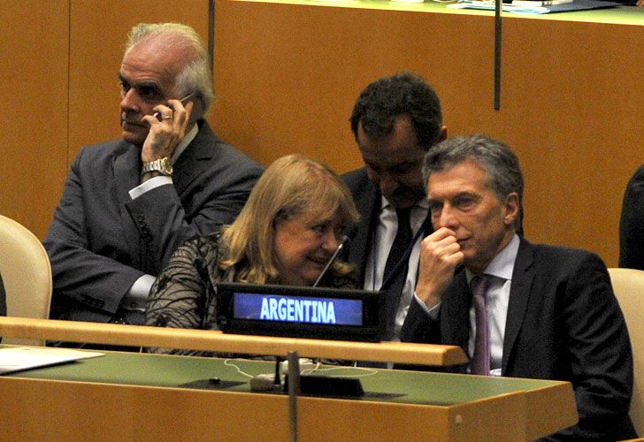 El presidente Mauricio Macri ante la ONU.