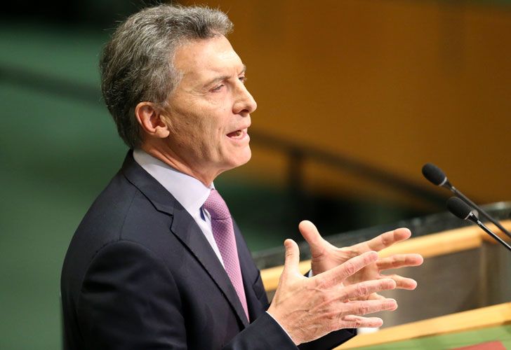 Maurició Macri disertó en la Asamble General de la ONU.