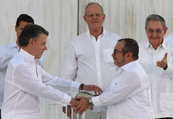 Referentes del mundo se acercaron a Cartagena para respaldar la firma del tratado de paz del Gobierno con las FARC