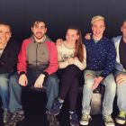 Jorge Obeaga y Pablo Ramuzzi de Voz En Acción, Edith Chepila de Y Por Que No y los hermanos Alejandro y Matías Ibarra de Showchoirs Argentina preparan el primer encuentro de Show Choirs de nuestro país.