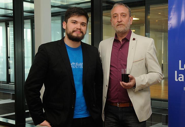 Gino Tubaro en los Premios Perfil 2016