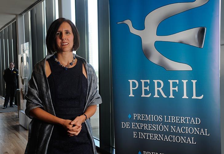 Marina Walker Guevara en los Premios Perfil 2016