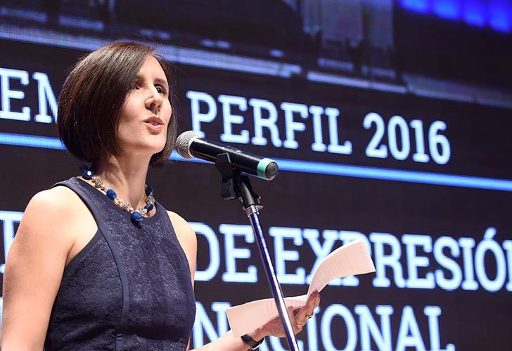 Marina Walker Guevara en los Premios Perfil 2016