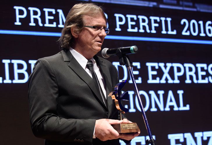 Daniel Enz en los Premios Perfil