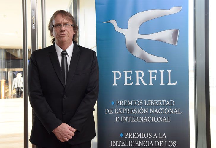 Daniel Enz en los Premios Perfil