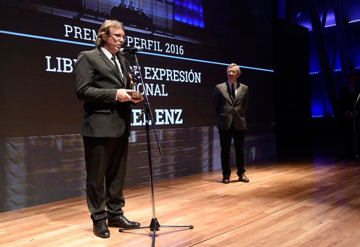 Daniel Enz en los Premios Perfil