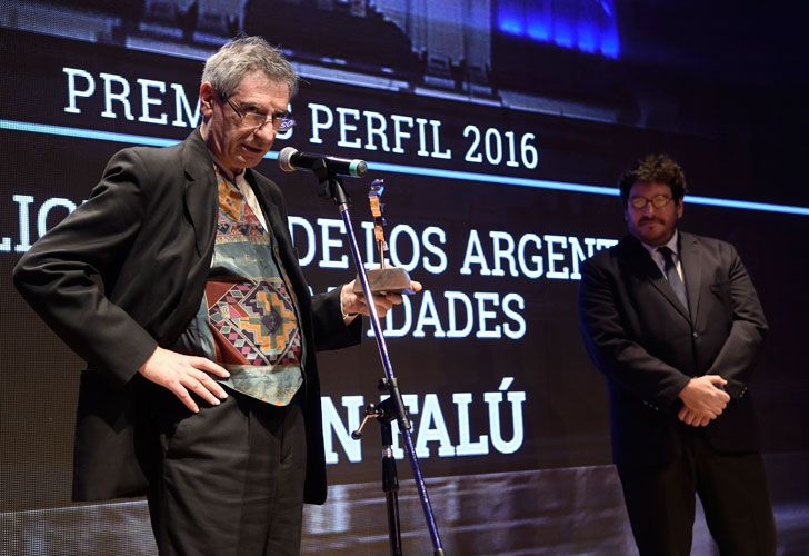 Juan Falú en los Premios Perfil 2016