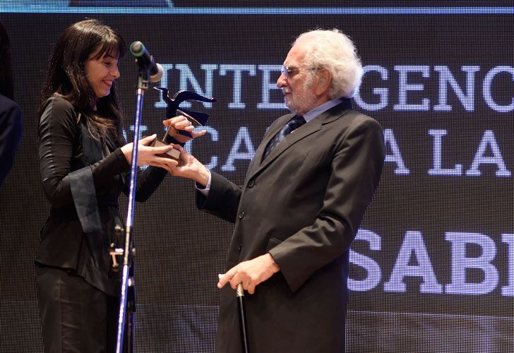 Sabina Zaffora en los Premios Perfil