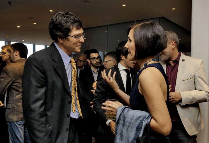 Marina  Walker y Fernando Ruiz, de Universidad Austral.