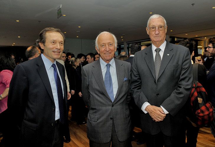 Gustavo Beliz, Santiago Soldatti y Martín Balza.