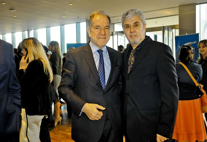 D’Amico y Pablo Temes,  director general de Arte de Perfil.