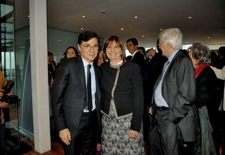 Jorge Fontevecchia  y Patricia Bullrich.