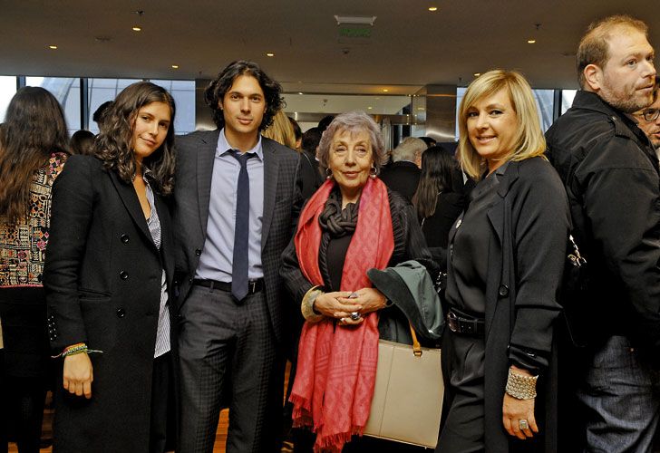 Bruna y Agustino Fontevecchia, Norma Morandini y Myriam Bunin.