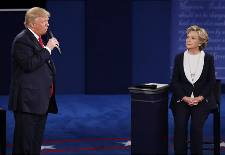 Hillary Clinton y Donald Trump se enfrentan en el segundo debate. 