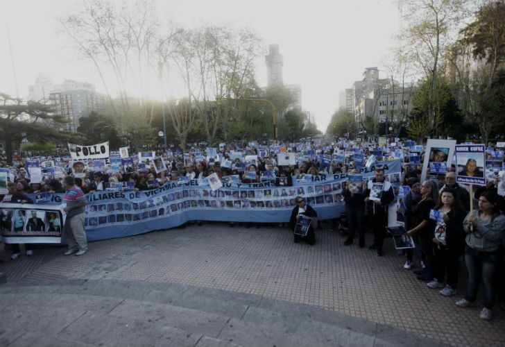 La marcha Paraquenotepase en Mar del Plata. 