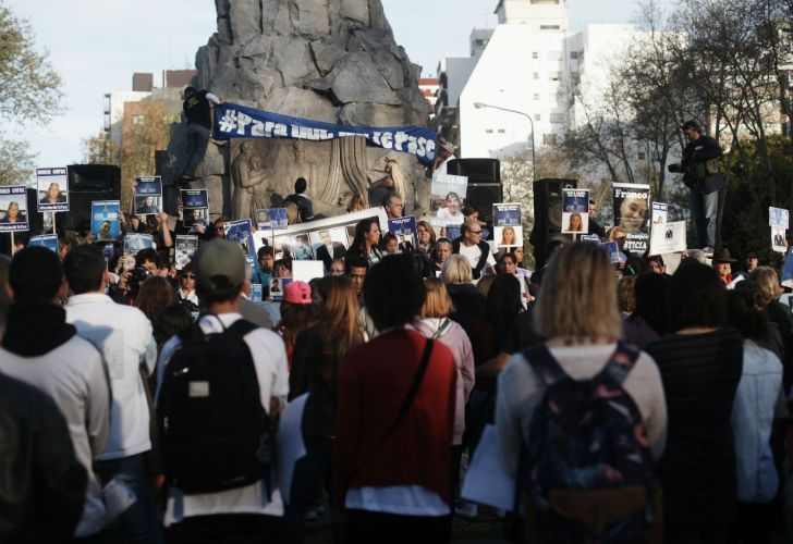 La marcha Paraquenotepase en Mar del Plata.