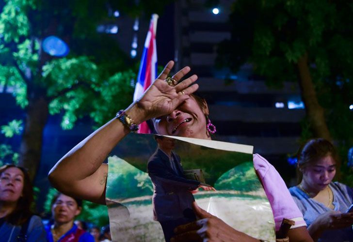 La muerte del rey de Tailandia