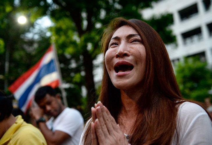 La muerte del rey de Tailandia