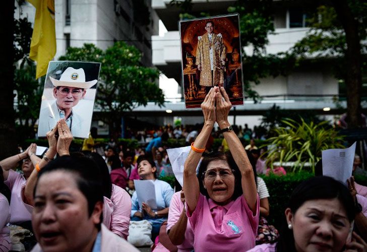 La muerte del rey de Tailandia