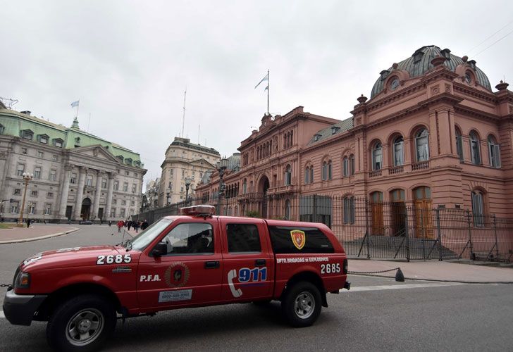 Amenaza de bomba contra la sede gubernamental