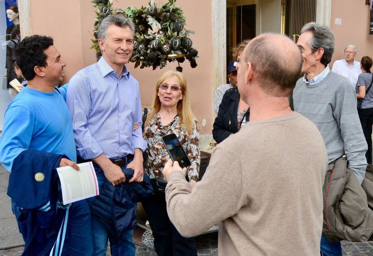 Macri se reunió con argentinos en Roma.