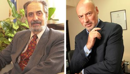 Enfrentados. El camarista Edmundo Hendler (izq.) encabezó la denuncia contra el juez en lo penal económico López Biscayart.